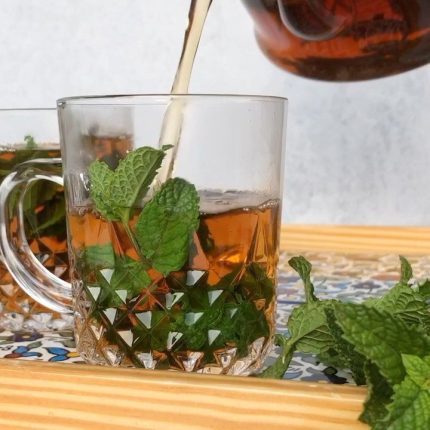 حوض نعناع بلدي لون طوبي مقاس 40 سم