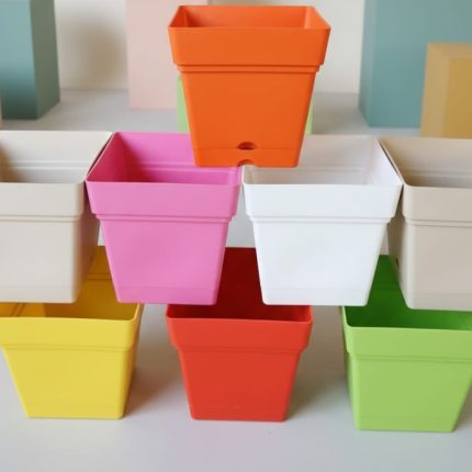 اصيص مربع مقاس ١٨ سم