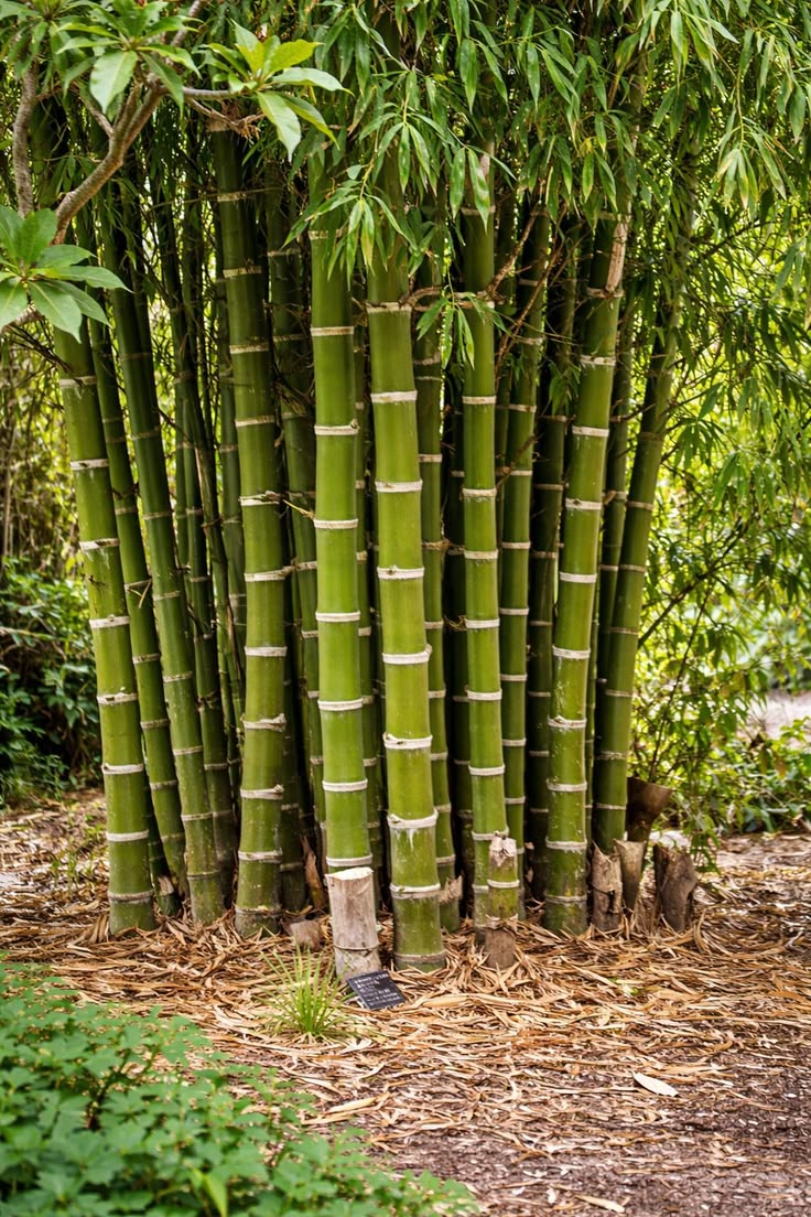 Giant Thorny Bamboo Seeds (50) _ Privacy Screen, Fast Growing بامبو لوتس 60 سم - مشتل اسكندرية - الصورة 1