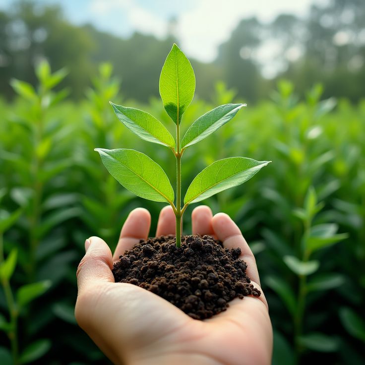 Ecological self-sufficiency is a key step towards creating a sustainable future_ تربة زراعيه جاهزه للزراعه - الصورة 1