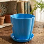 اصيص مقاس 11 سم لون لبني -مشتل اسكندرية