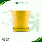 أصيص زراعة مقاس 19 سم – أصفر